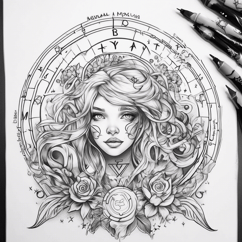 Idea per tatuaggio astrological