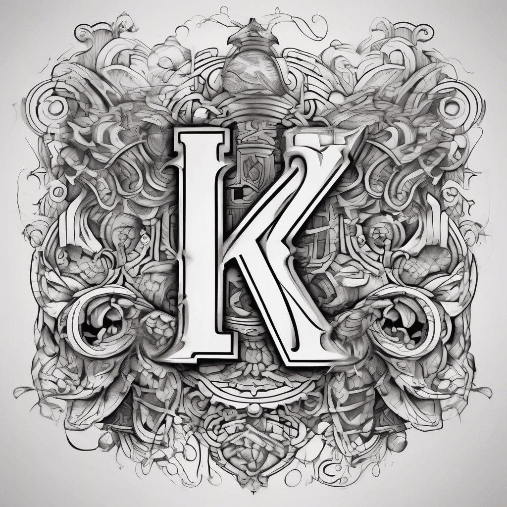 Design with the letters "L", "N", "K"