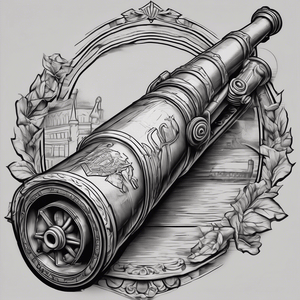 Arsenal FC cannon with Vitoria Concordia Crescit banner