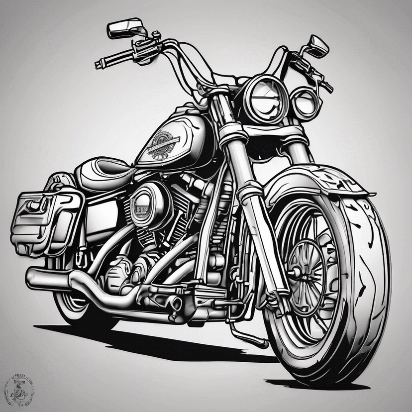 Idea per tatuaggio harley