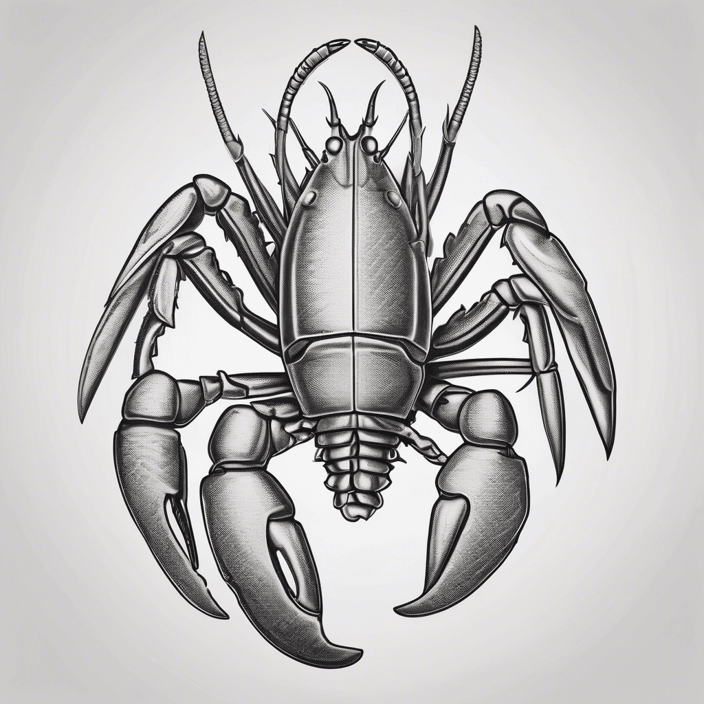 Lobster dressed as chef