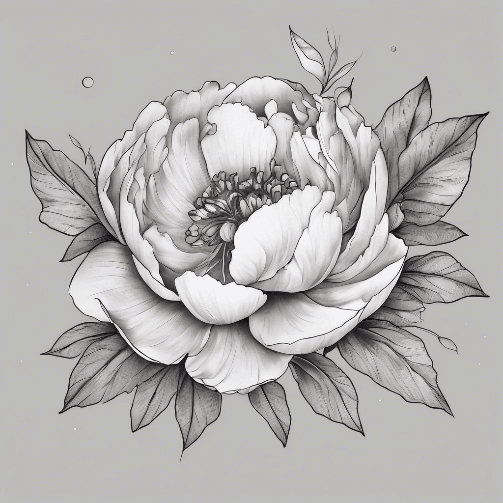 Delicate, feminine, sexy, jewels, moon, peony