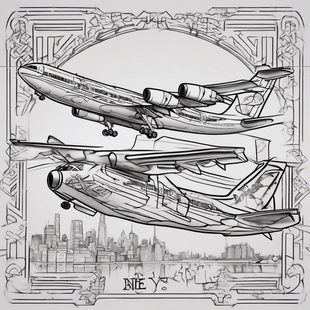 Vietnamese adopted immigration to NYC with Vietnamese words for Love and Respect in a NYC graffiti style.planes showing