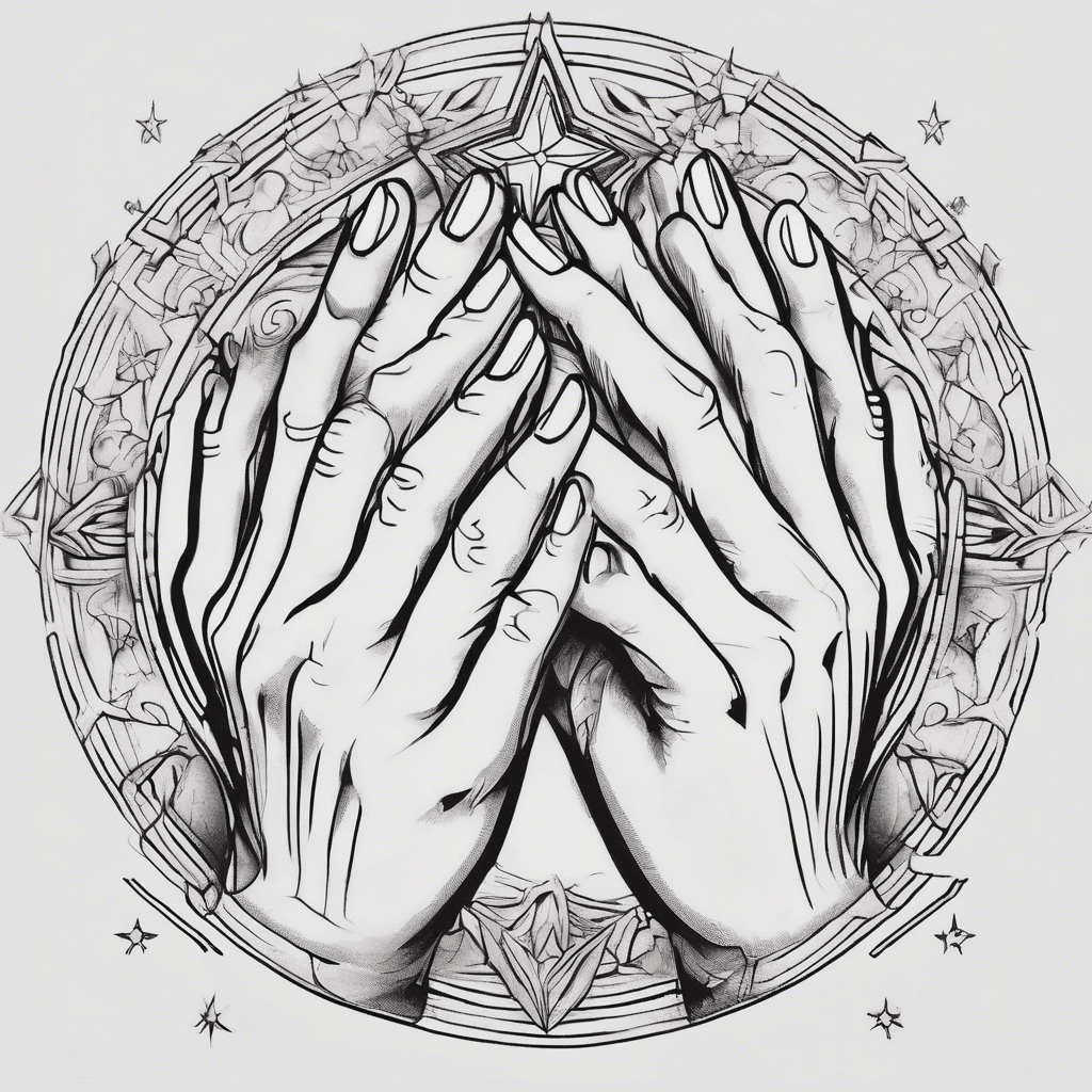 The hands that cradle the stars are the hands that bled for me