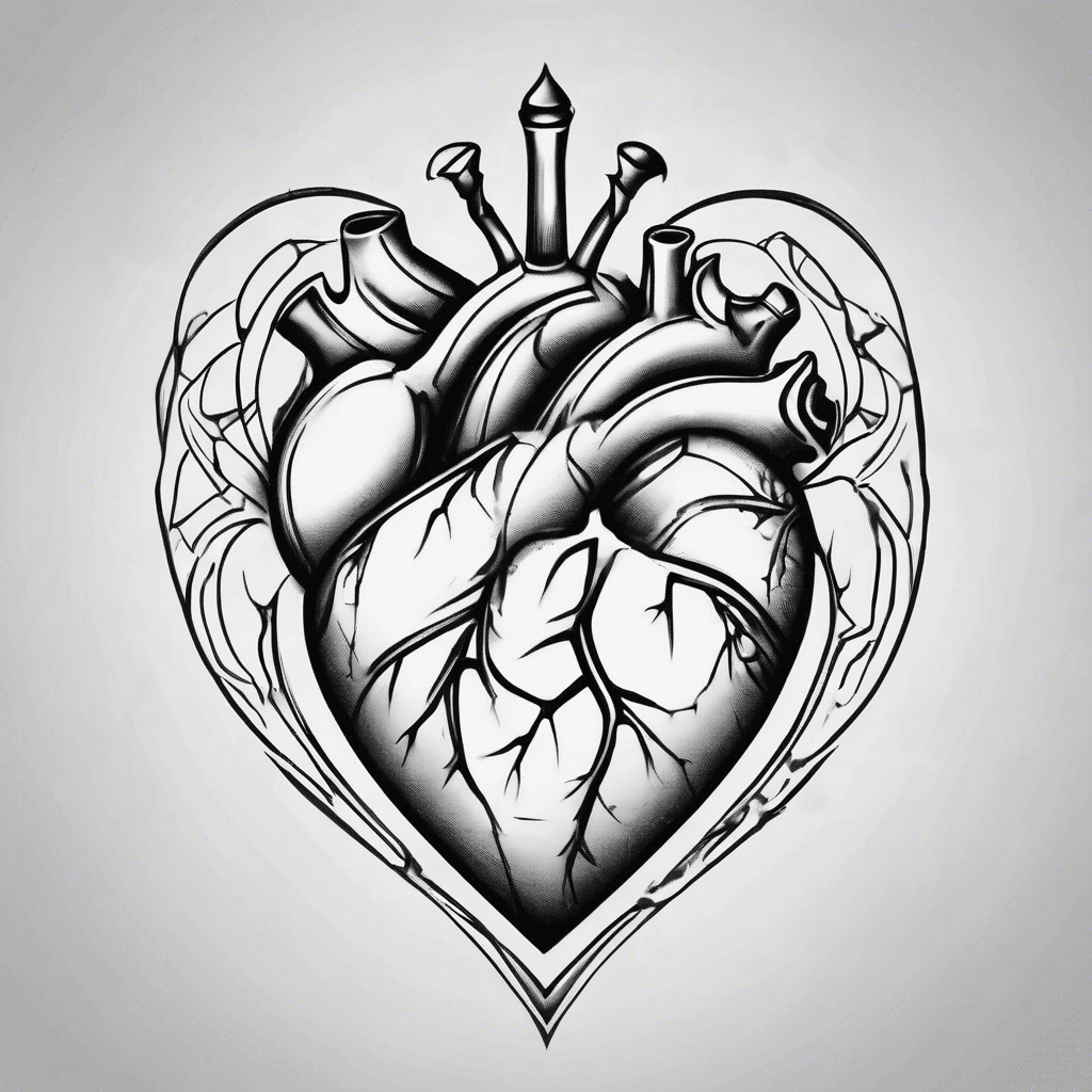 2 hearts touching and 2 smaller hearts either side