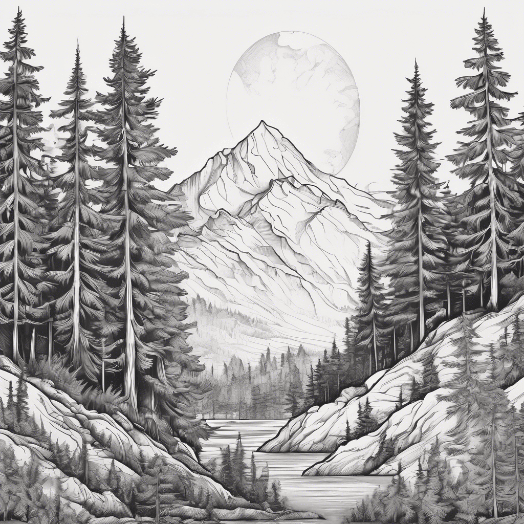 coniferous forest for forearm