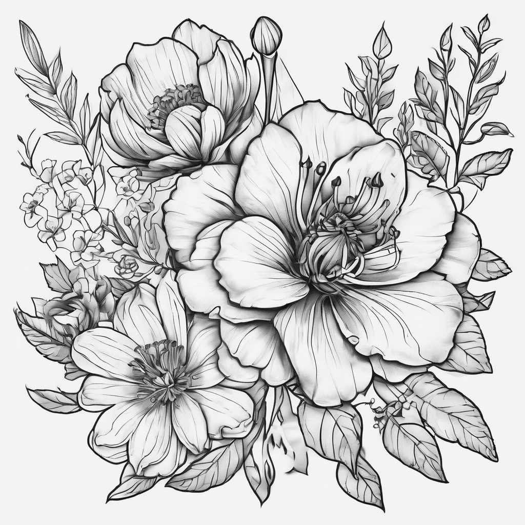 February birth flower and august birth flower forever and always