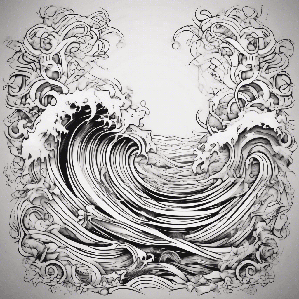 Waves and snowflakes