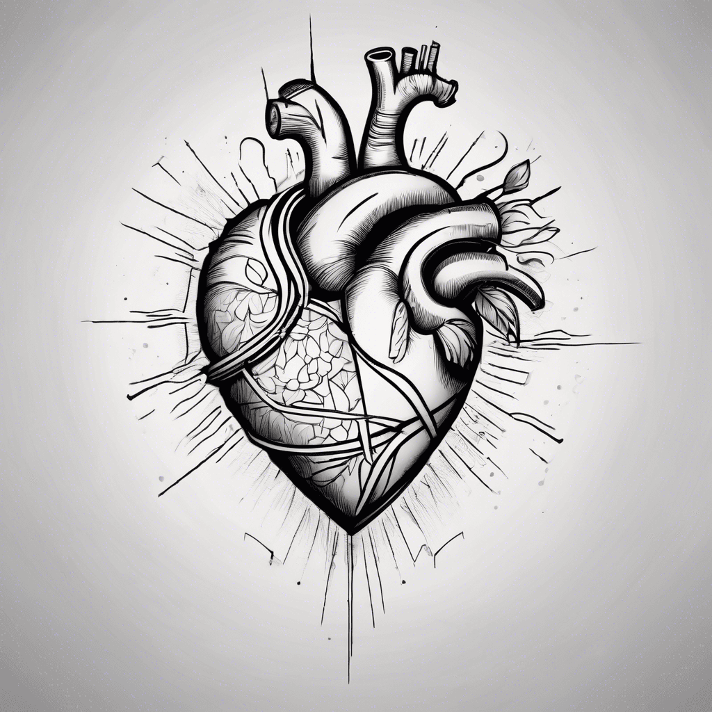 A simple heart with the initial LG