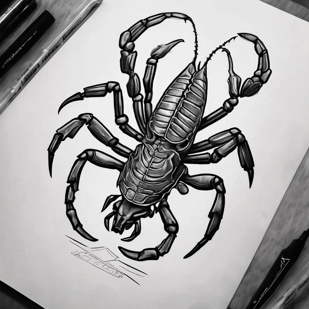 I currently have a 12cm scorpion in my left inner forearm and wanting another tattoo to tie in with it.