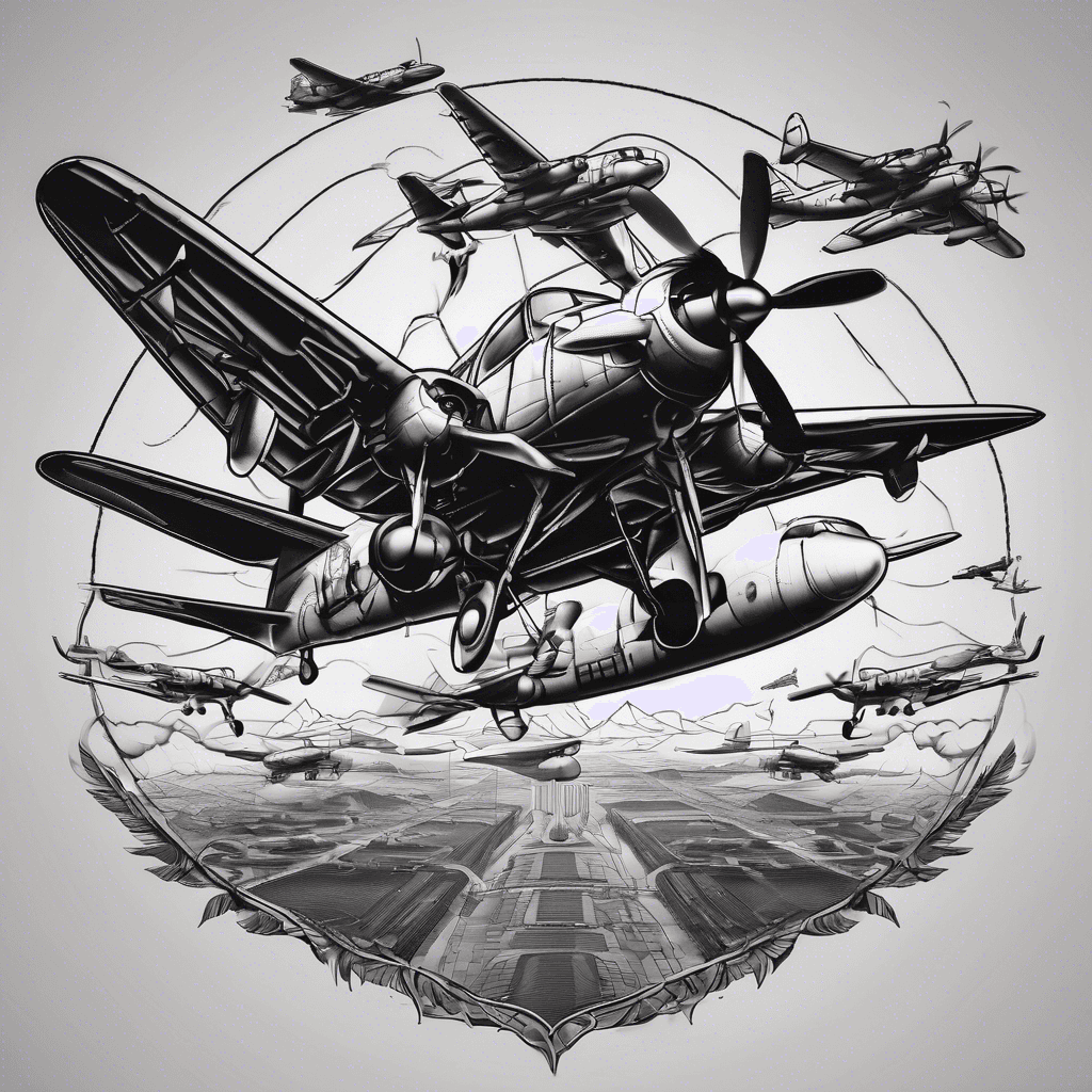 Military themed with paratroopers, planes, and soldiers