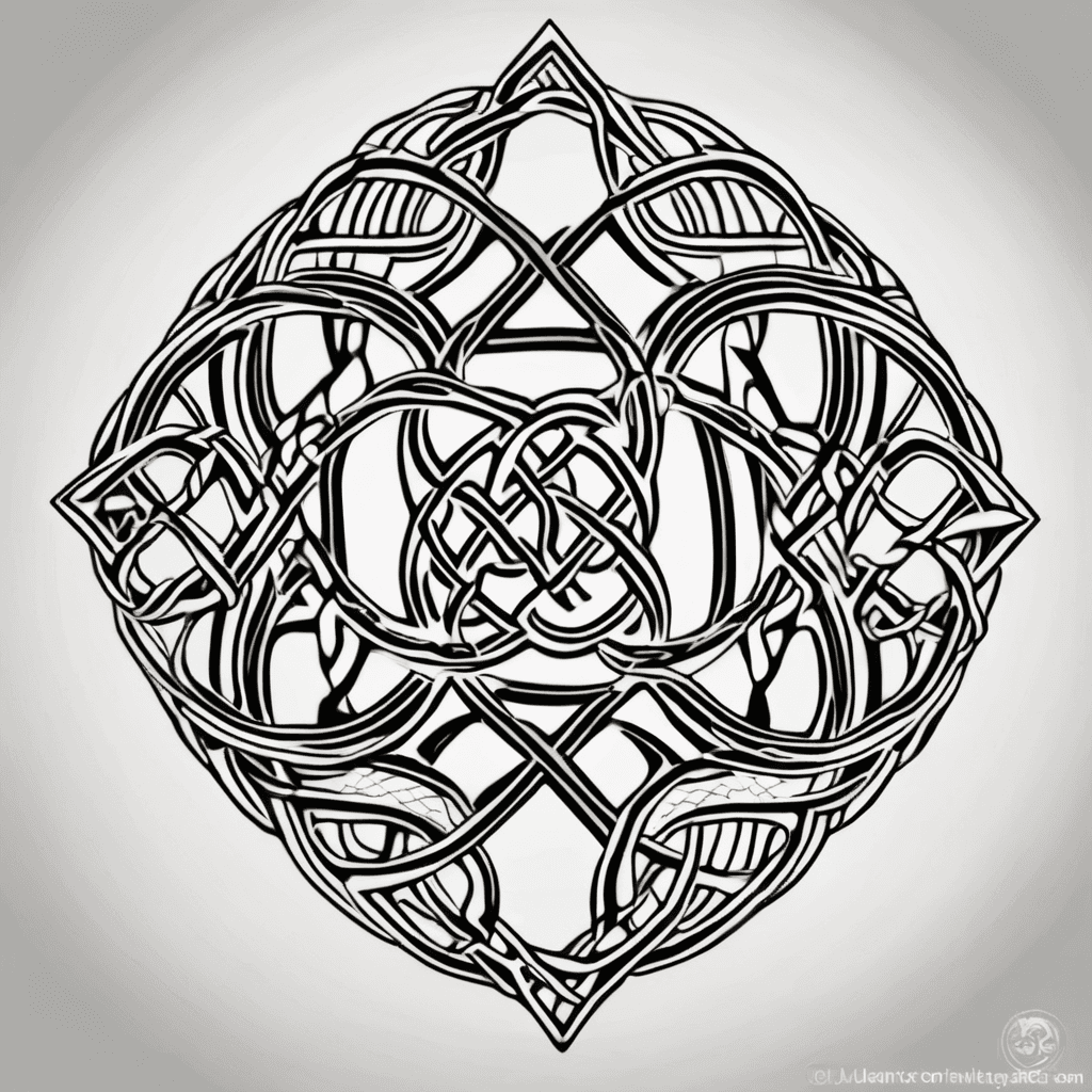 Celtic knot, lace up leather forearm protector