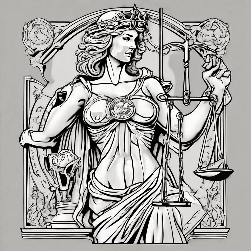 Idea per tatuaggio justice
