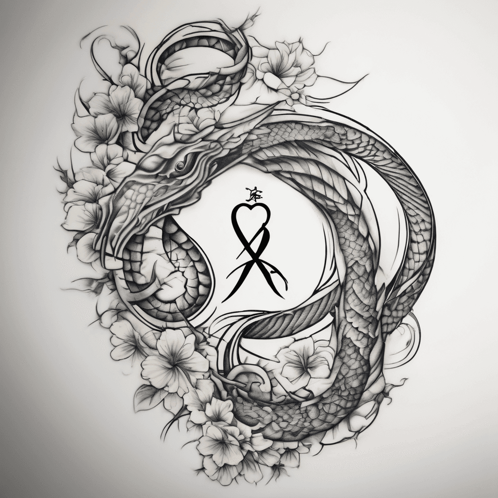infinity symbol with a lett m and d in it