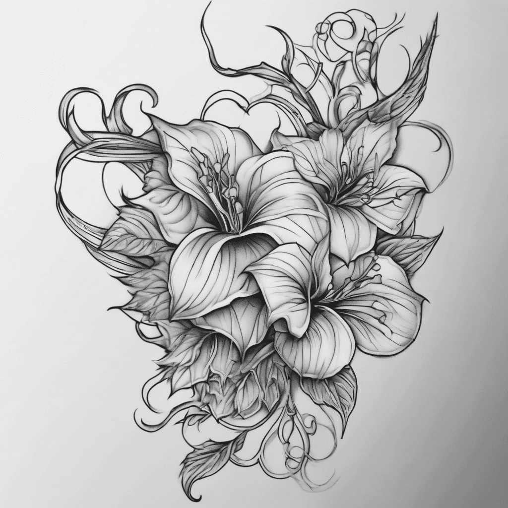 Womens delecate vine upper arm onto chest tattoo