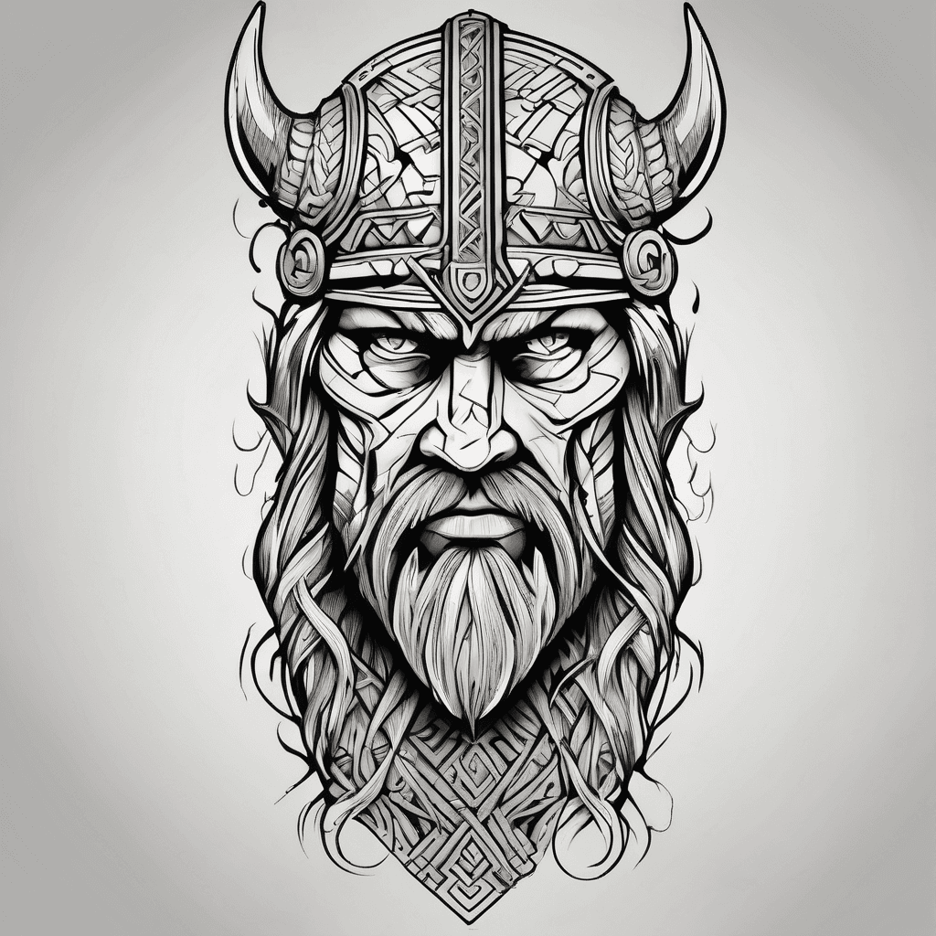 Viking tribal full sleeve