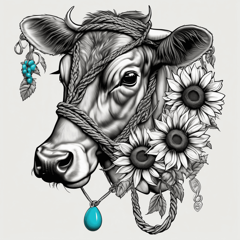 Idée de tatouage turquoise