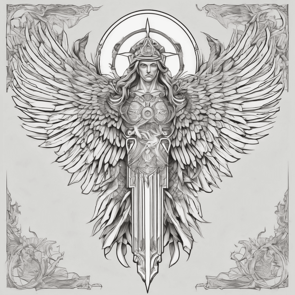 A biblically accurate seraphim for my arm
