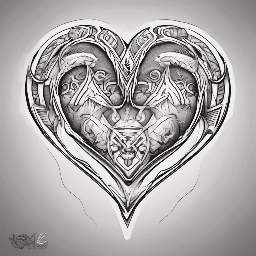 EJB Jr shaped into a heart