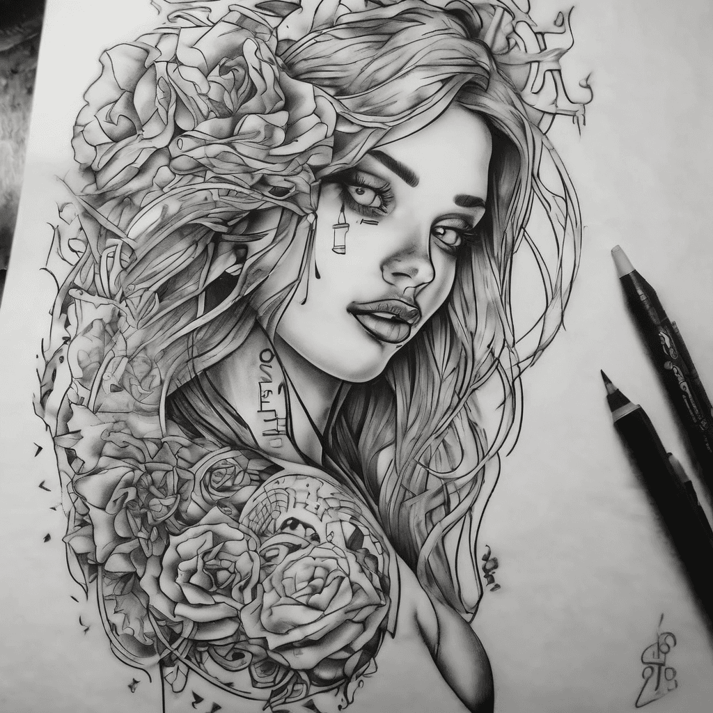 she is my soulmate and her path life numberi is 5 and mine is 7, she was born on march 14th and i july 9th, i want some design which is all black ns inspired by sign of loyalty and the rest above, am a man make it more mascuelline