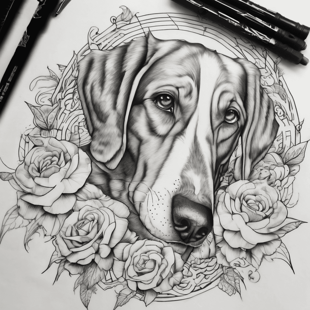 I have 3 kids, 2 daughters and a dog. I want a tattoo that covers all of them. My dog is Everest, My young one is Meera and elder one is Aleena