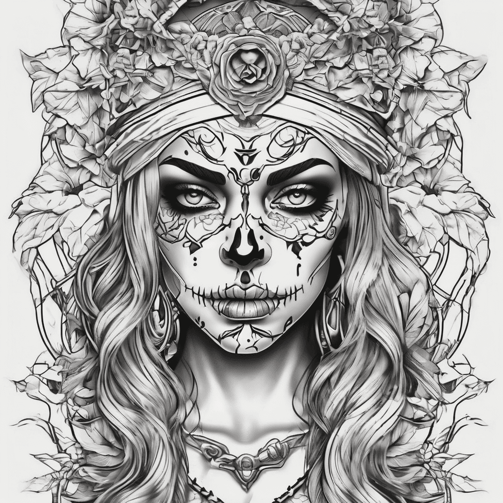 Skull woman
