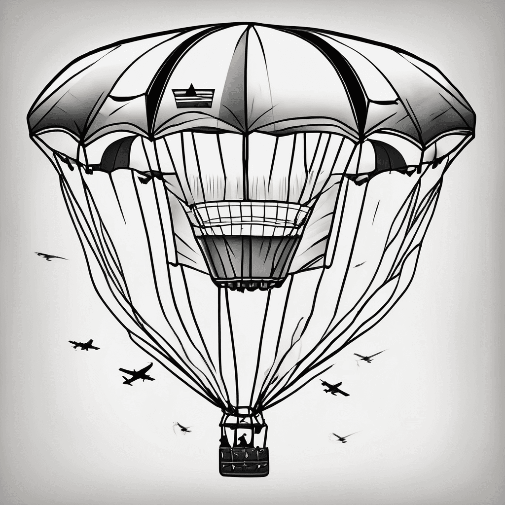 Army d-day parachutes
