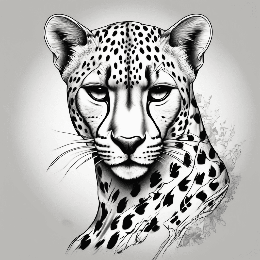 Girly cheetah print and makeup sleeve