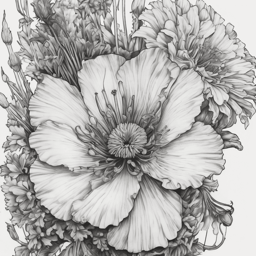 Idée de tatouage peonies