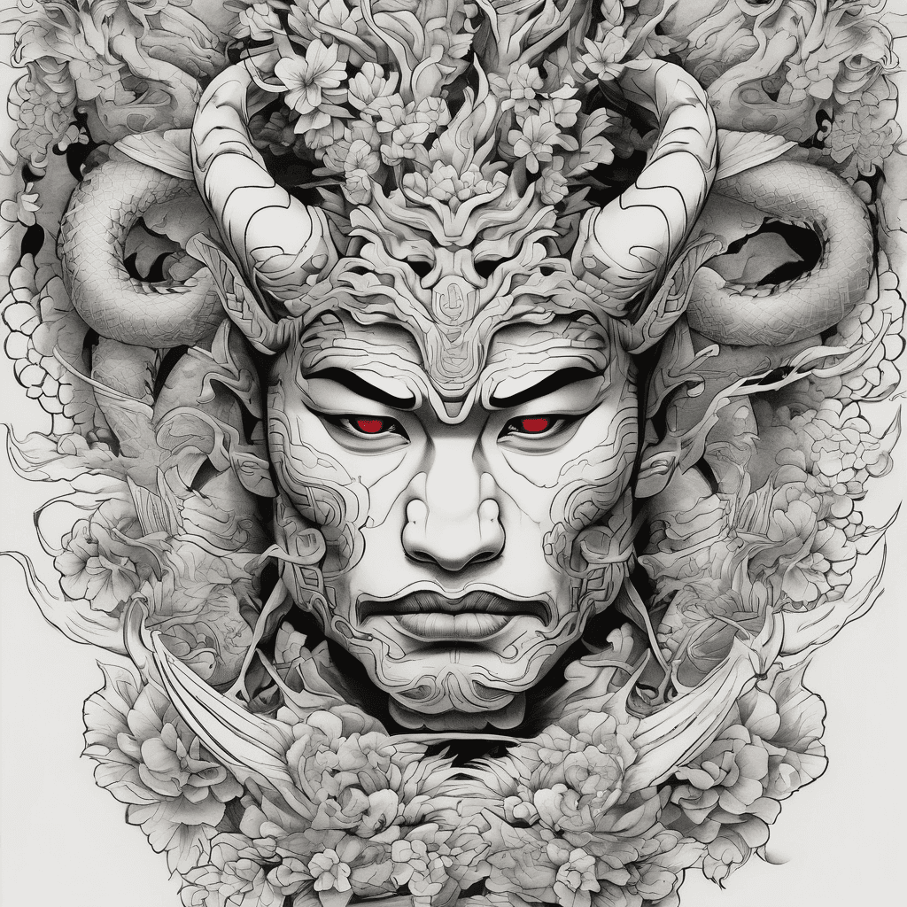The Si xiang Japanese tribal in depiction to guarding
