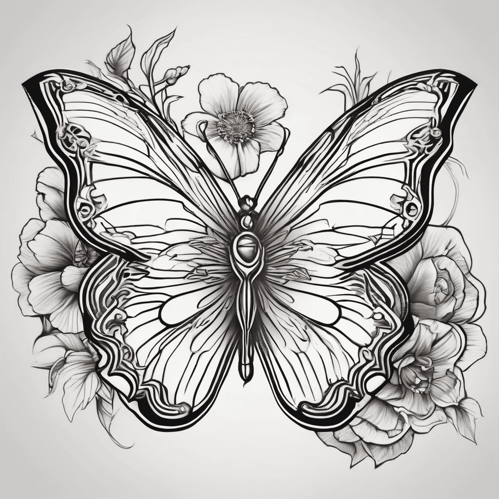 Floral Butterfly