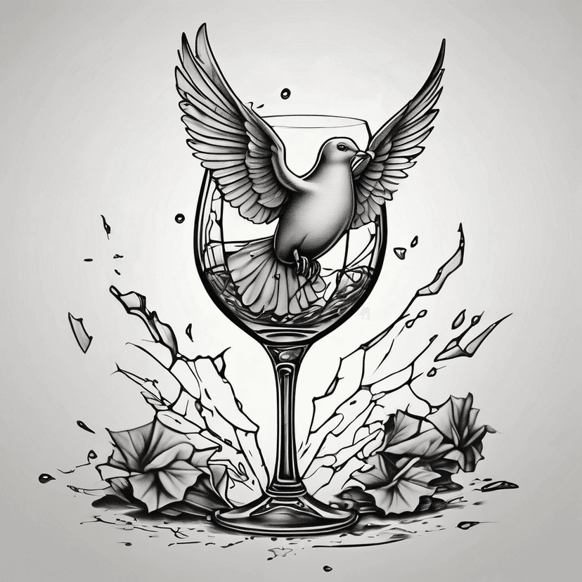 Idea per tatuaggio glass