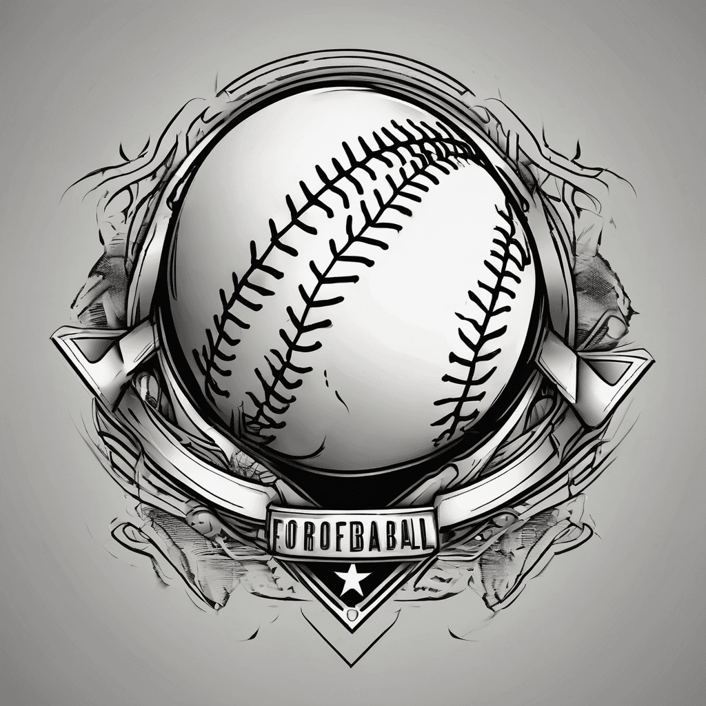 baseball and football into one with the word Unforgettable