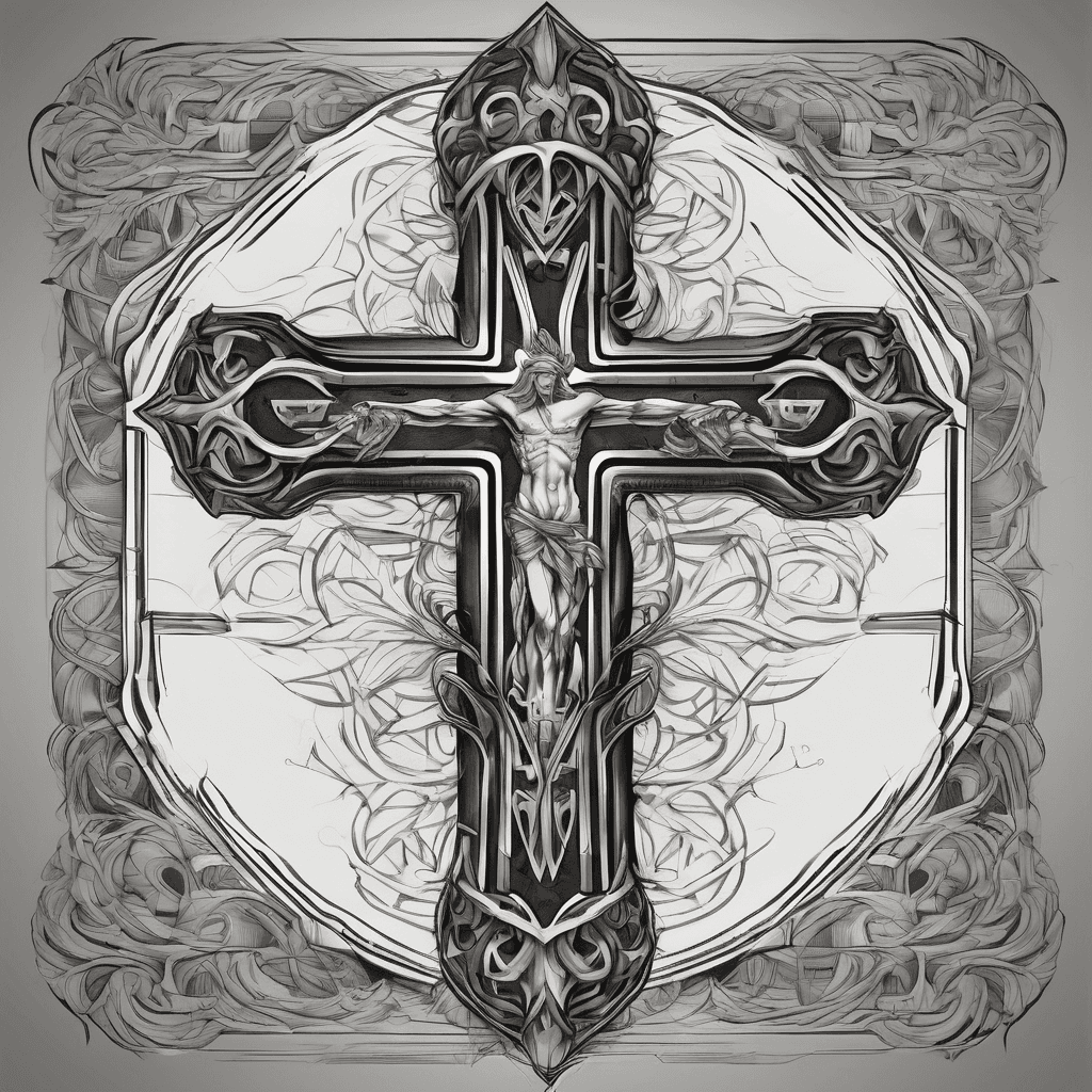 hide existing cross design