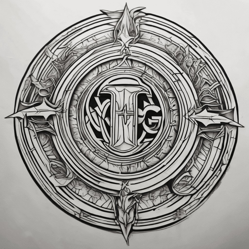 the concept of tattoos, where there is already Christ's monogram in the middle of the sole of the foot, that the concept is normal