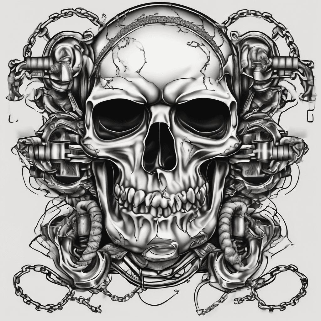 1 down 5 up with motorcycle chain boarder