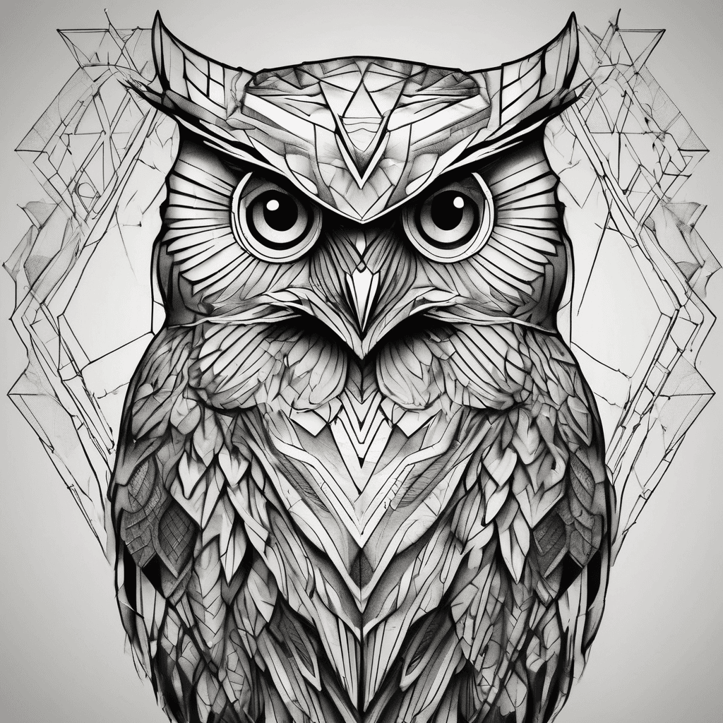 Geometric owl