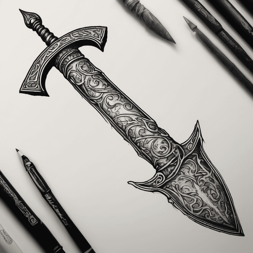 Idea per tatuaggio medieval