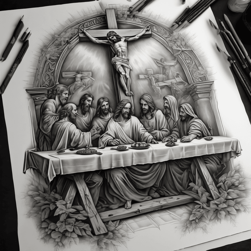 Idée de tatouage christ