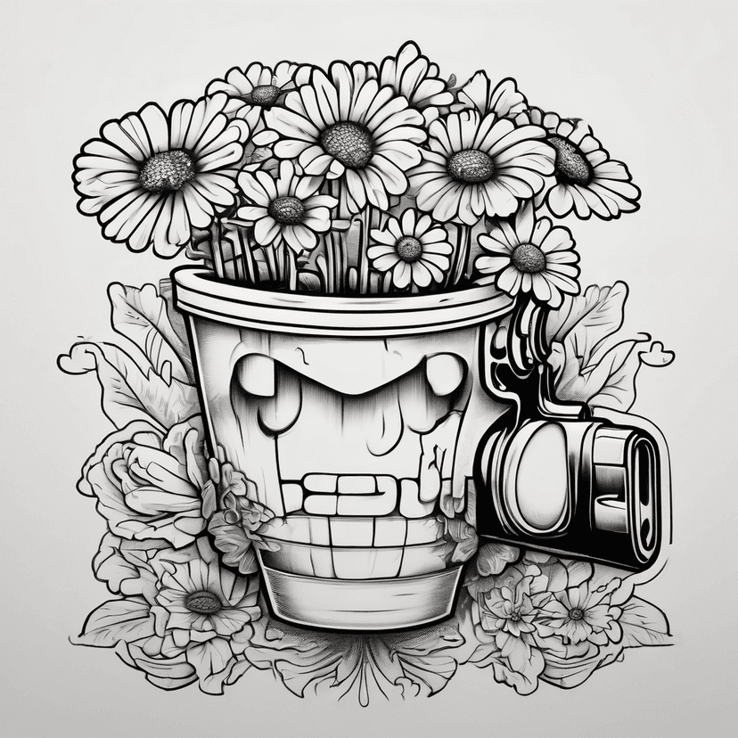 Idée de tatouage daisies