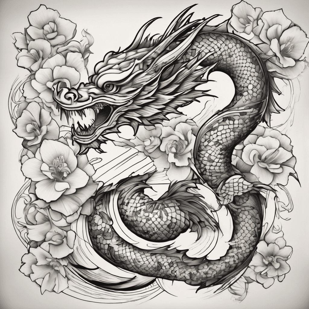 A beautiful tattoo design featuring the name "chirou" in elegant lettering