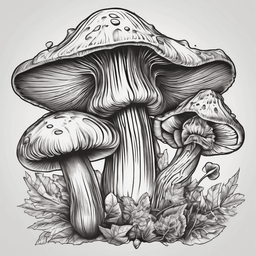 Idea per tatuaggio mushroom