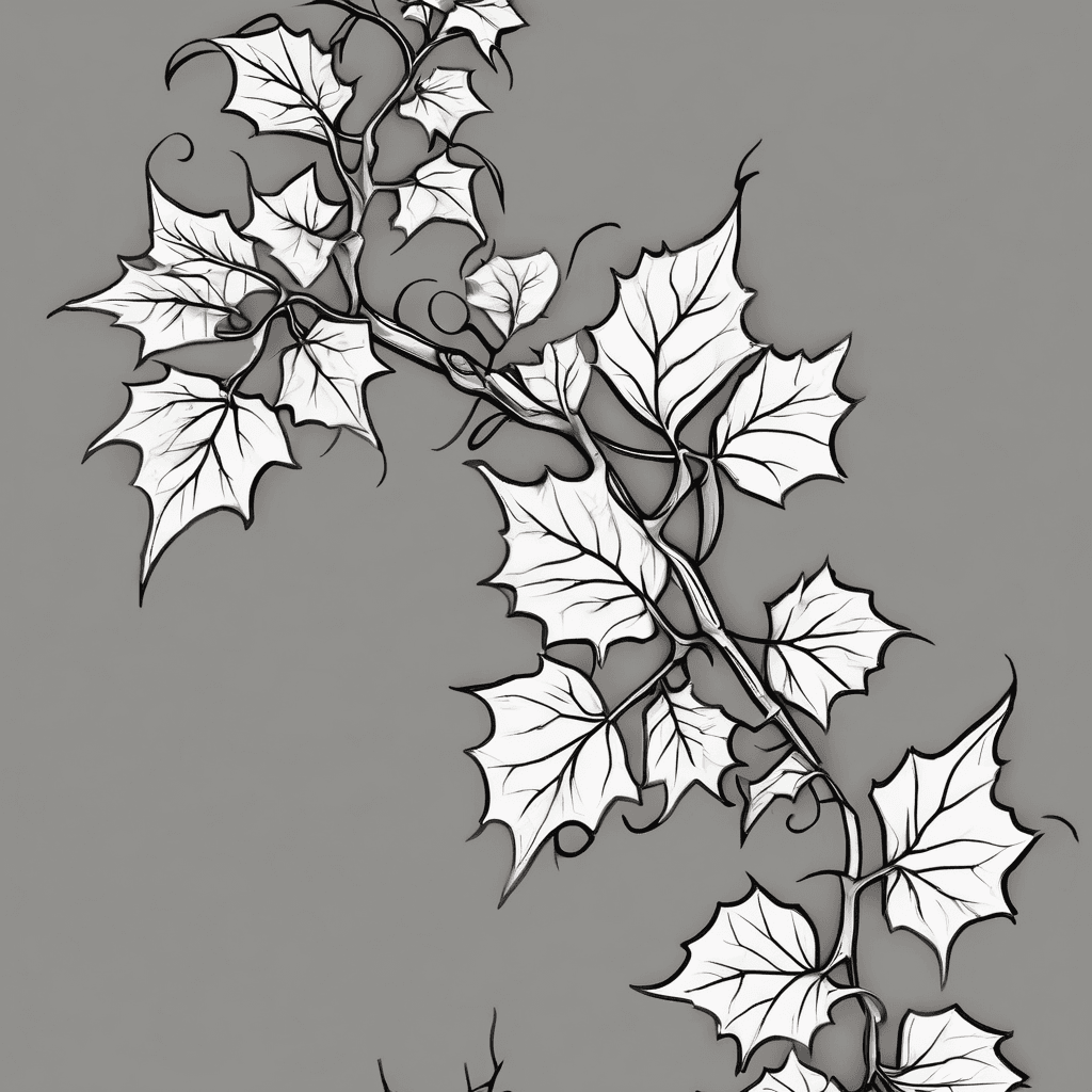 Ivy vine that goes from wrist to shoulder. Forms to shape of my arm and wraps around