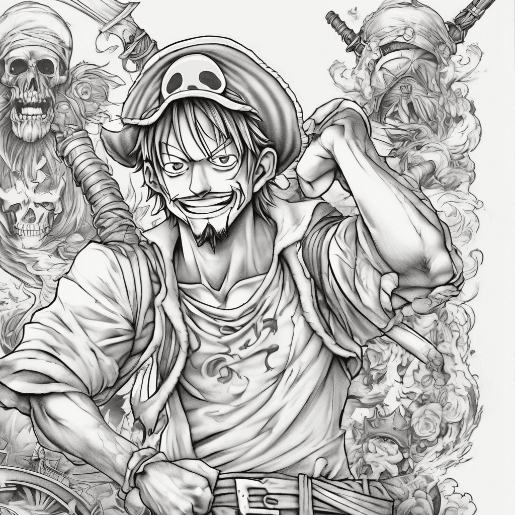 One Piece-inspired tattoo: The words never forget above my left eye