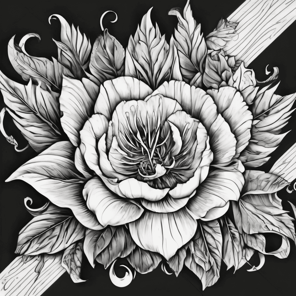 Name tattoo of the name Kaelin