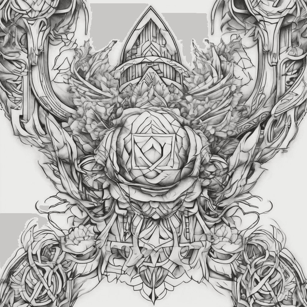 Make an aesthetic pinterest type tattoo with the name iftyham. Make it 50/50 hidden