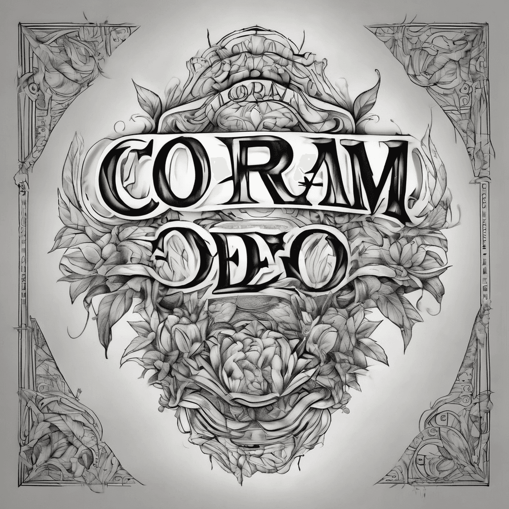 The words “coram deo”