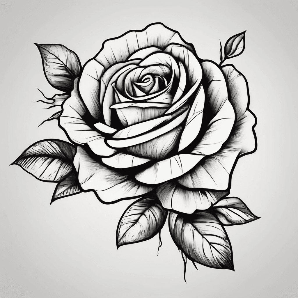 Rose with 999 as the stem