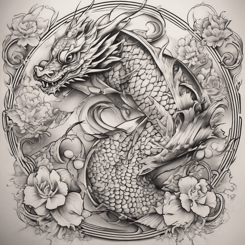 A beautiful tattoo design featuring the name "Arthur & Chrystal" in elegant lettering