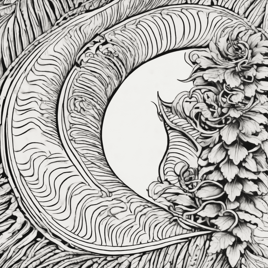 The perfect symbolism for a son and daughter: Two equal-sized Koru (Dual Koru)—two unfurling fern fronds springing from a shared stem (representing you). They stand side-by-side or gently intertwine, showing that both children hold absolute and equal priority in your life. Gender-specific patterns: For the son—incorporating *Matahoata* (shark teeth) or spearheads (*Aetaroa*) into his Koru; these represent strength, courage, and protection. For the daughter—incorporating frangipani flowers or softer wave lines (*Nalu*); these symbolize femininity, beauty, and the gentle power of life. Two *Manaia* (guardian spirits): You can include two spiritual guardians—one on each side—watching protectively over the symbols of your son and daughter. Design placement ideas: Forearm / arm sleeve—one Koru on the left and one on the right on the visible upper side of the arm. This keeps both children constantly in your line of sight (placing them "first"). Create this design for my forearm.